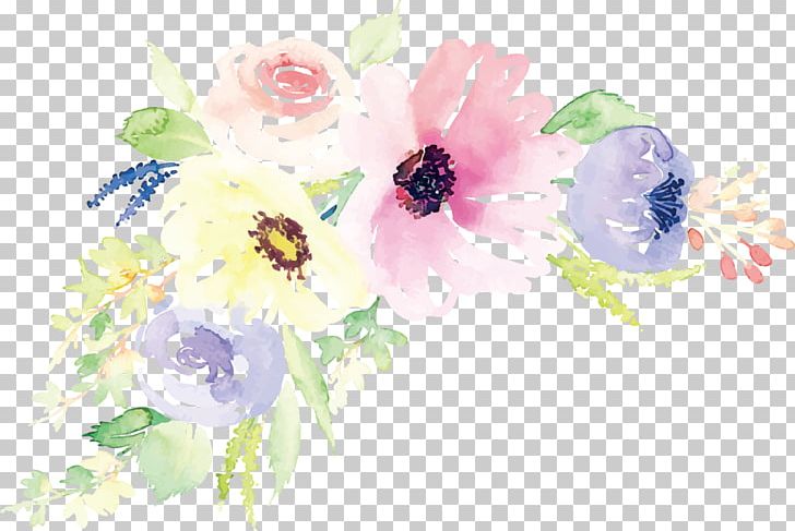 Floral Design Watercolor Painting Flower Illustration PNG, Clipart, Design, Flower Arranging, Flowers, Happy Birthday Vector Images, Material Free PNG Download