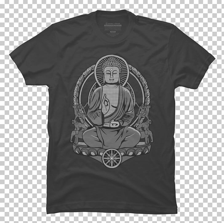 Golden Buddha Buddhism Buddhahood Zen PNG, Clipart, Active Shirt, Black, Brand, Buddha, Buddhahood Free PNG Download