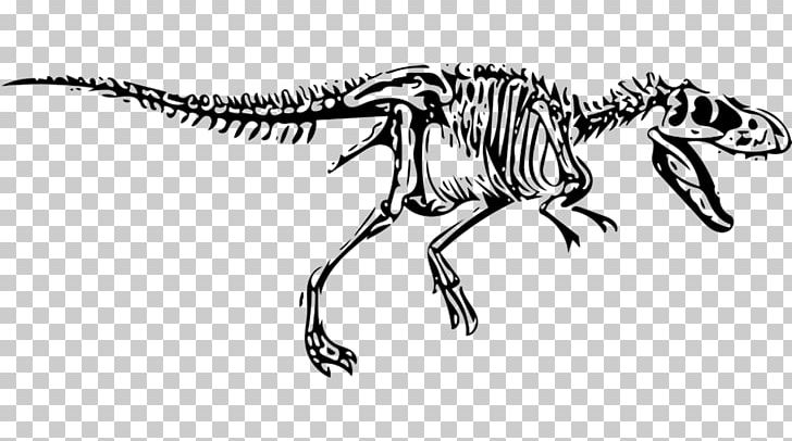 Tyrannosaurus Velociraptor Dinosaur Allosaurus PNG, Clipart, Allosaurus, Animal Figure, Bipedalism, Black And White, Carnivoran Free PNG Download