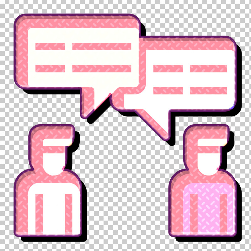 Talk Icon Chat Icon Advertising Icon PNG, Clipart, Advertising Icon, Chat Icon, Line, Pink, Talk Icon Free PNG Download