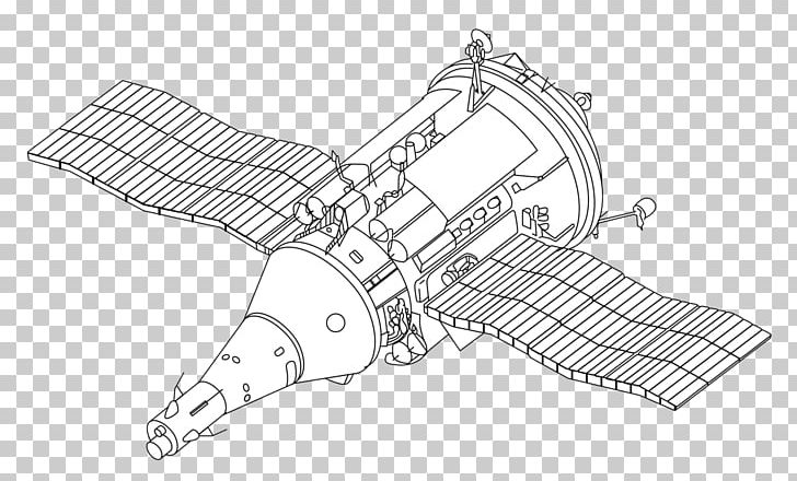 VA Spacecraft TKS Polyus Almaz PNG, Clipart, Almaz, Angle, Artwork, Black And White, Cosmos 929 Free PNG Download