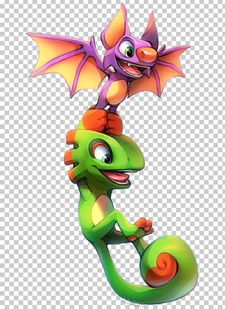 Yooka-Laylee Artist Work Of Art PNG, Clipart, Animals, Art, Artist, Chameleon, Character Free PNG Download
