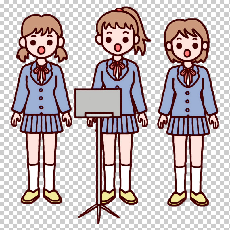 japan school sports day clipart