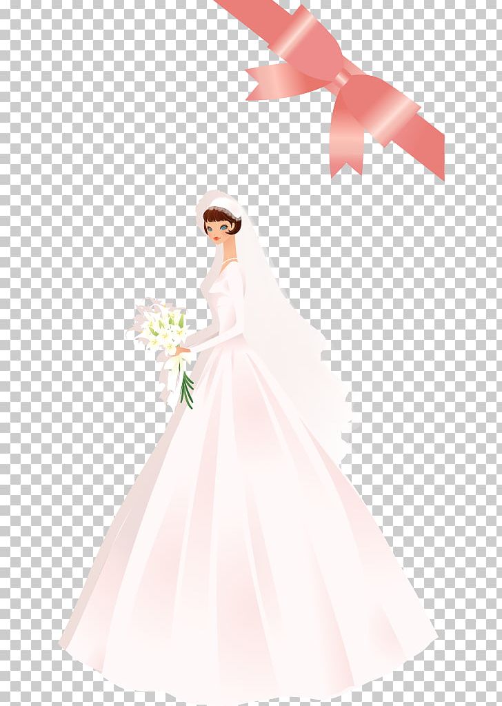 Bride Wedding Dress PNG, Clipart, Bow, Creative Wedding, Fashion Design, Flower, Flower Girl Free PNG Download