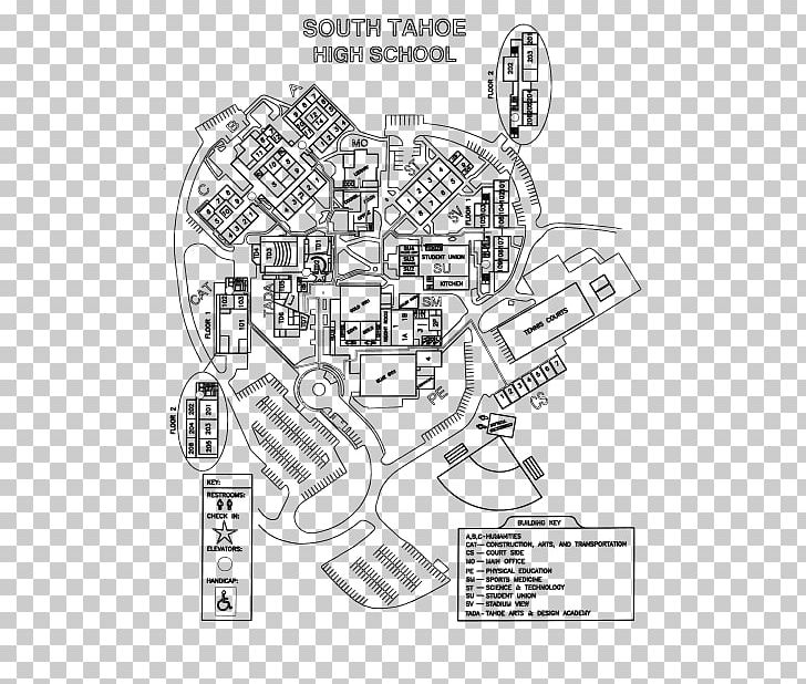 South Tahoe High School El Dorado Union High School District Stateline National Secondary School PNG, Clipart, Angle, Area, Artwork, Black And White, Campus Free PNG Download