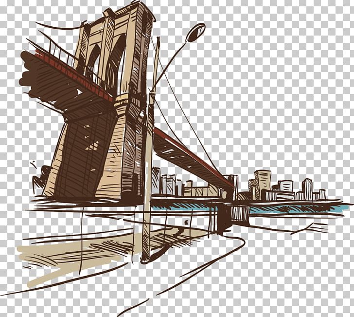 London Bridge Watercolor Painting Illustration PNG, Clipart, Art, Bridge, Bridge Vector, Building, Buildings Free PNG Download