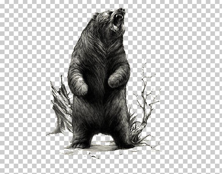 American Black Bear Immortal Lycanthropes Illustrator Illustration PNG, Clipart, Asian Black Bear, Background Black, Bear, Bear Bear, Beaver Free PNG Download
