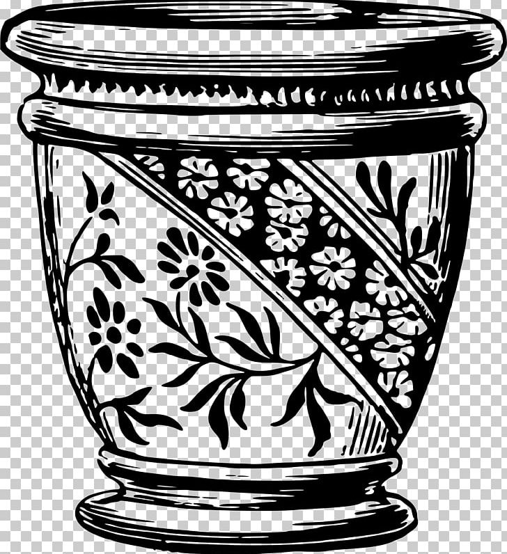 Flowerpot Container PNG, Clipart, Black And White, Ceramic, Container, Cup, Drawing Free PNG Download
