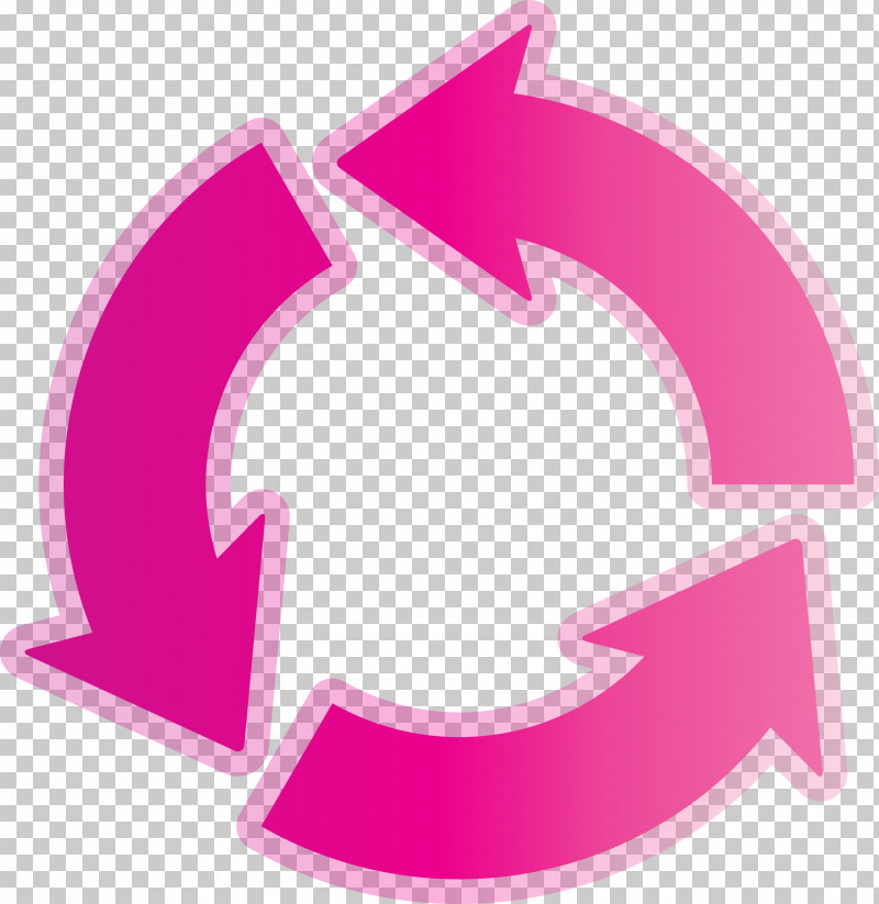 Eco Circulation Arrow PNG, Clipart, Eco Circulation Arrow, Logo, Material Property, Pink, Symbol Free PNG Download