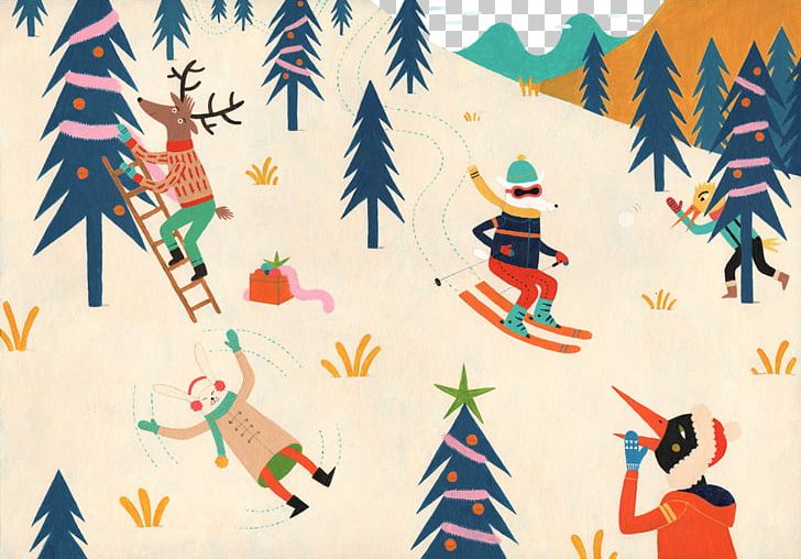 Christmas Santa Claus Illustrator Illustration PNG, Clipart, Art, Autumn, Autumn, Cards, Cartoon Free PNG Download