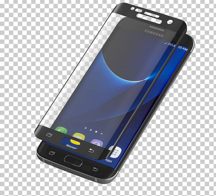 Smartphone Samsung GALAXY S7 Edge Feature Phone Screen Protectors Telephone PNG, Clipart, Electronic Device, Electronics, Gadget, Glass, Mobile Phone Free PNG Download