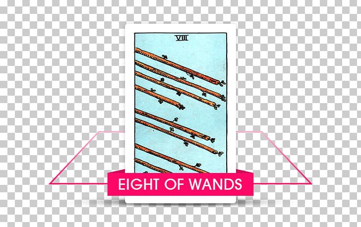 Tarot Suit Of Wands Eight Of Wands Divination Astrology PNG, Clipart, Angle, Area, Astrology, Brand, Breakup Free PNG Download