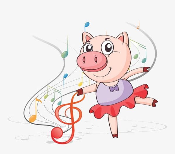 Cartoon Pig Dancing PNG, Clipart, Cartoon, Cartoon Clipart, Cartoon Clipart, Dancing, Dancing Clipart Free PNG Download