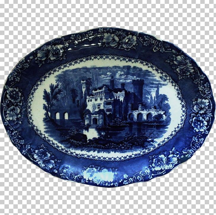 Flow Blue Tableware Platter Plate Porcelain PNG, Clipart, Alfred, Alhambra, Blue, Blue And White Porcelain, Blue And White Pottery Free PNG Download