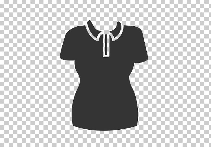 T-shirt Computer Icons Woman Portable Network Graphics PNG, Clipart, Black, Brand, Clothing, Collar, Computer Icons Free PNG Download