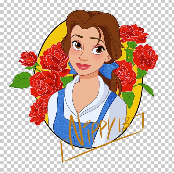 Emma Watson Floral Design Belle Beauty And The Beast PNG, Clipart, Art, Beast, Beauty And The Beast, Belle, Celebrities Free PNG Download