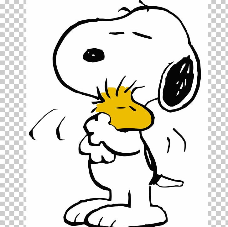 Snoopy Charlie Brown Woodstock Peanuts Comic Strip PNG, Clipart, Artwork, Beak, Black, Black And White, Cartoon Free PNG Download