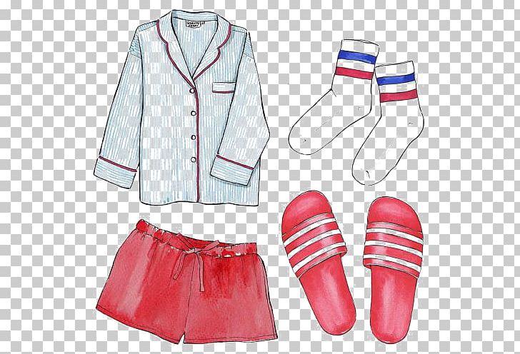 T-shirt Drawing Pajamas PNG, Clipart, Cartoon, Clothing, Cotton, Cotton Socks, Download Free PNG Download