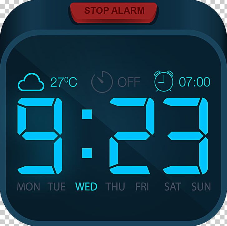 Digital Clock Alarm Clocks Timer Countdown PNG, Clipart, Alarm, Alarm Clock, Alarm Clocks, Blue, Brand Free PNG Download