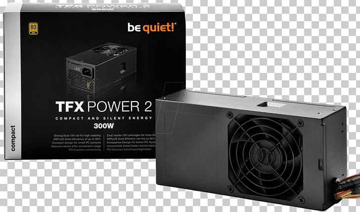 PC Power Supply Unit BeQuiet TFX Power 2 300 W TFX 80 PLUS Bronze Be Quiet! Power Converters PNG, Clipart, 80 Plus, Ac Adapter, Be Quiet, Computer, Corsair Components Free PNG Download
