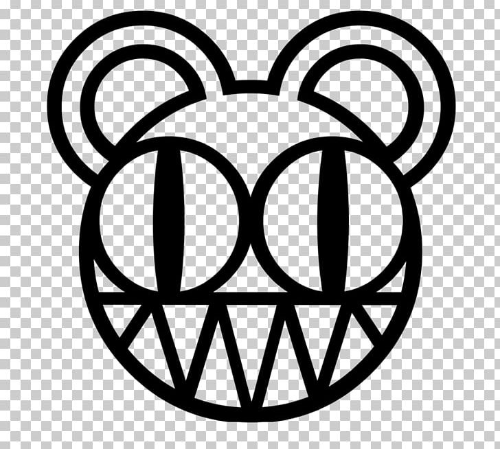 Radiohead Logo In Rainbows Kid A Artist PNG, Clipart, Area, Artist, Atoms For Peace, Black And White, Circle Free PNG Download