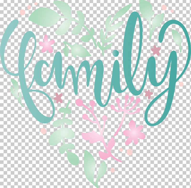Family Day Heart Flower PNG, Clipart, Calligraphy, Family Day, Flower, Heart, Leaf Free PNG Download