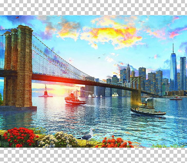 Brooklyn Bridge Jigsaw Puzzles Bow Bridge Educa Borràs PNG, Clipart, Bridge, Brooklyn, Brooklyn Bridge, City, Cityscape Free PNG Download