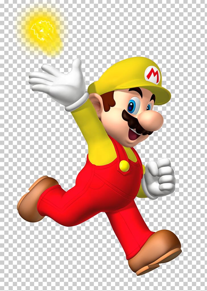 Super Mario Bros. New Super Mario Bros Luigi PNG, Clipart, Art, Cartoon, Computer Wallpaper, Fictional Character, Figurine Free PNG Download