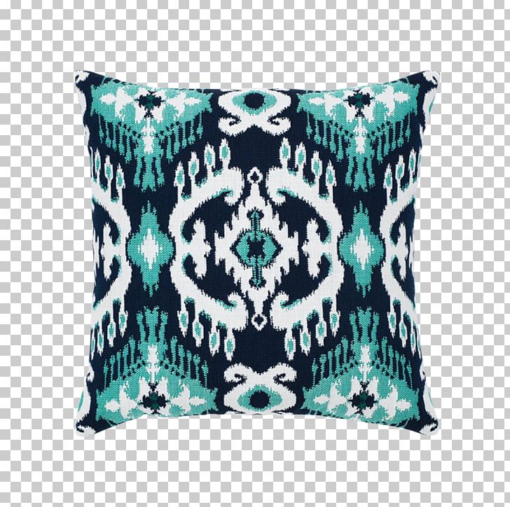 Throw Pillows Cushion Ikat Textile PNG, Clipart, 18 X, Aqua, Cushion, Dyeing, Furniture Free PNG Download