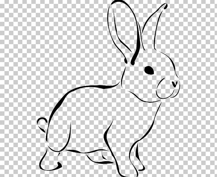 White Rabbit Easter Bunny Hare PNG, Clipart, Area, Art, Black And White, Clip Art, Domestic Rabbit Free PNG Download
