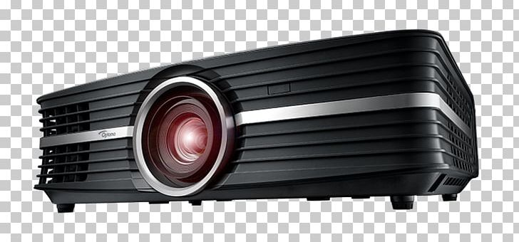 4K Resolution UHD65 4K Home Cinema Projector Optoma Corporation Ultra-high-definition Television Digital Light Processing PNG, Clipart, Auto Part, Electronics, Highdynamicrange Imaging, Home Theater Systems, Multimedia Free PNG Download