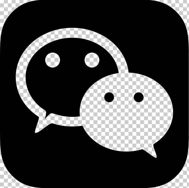 WeChat Computer Icons Sina Weibo PNG, Clipart, Black, Black And White, Business, Computer Icons, Emoticon Free PNG Download