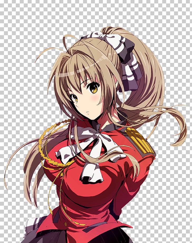 Amagi Brilliant Park Sentō Long Hair Myriad Colors Phantom World PNG, Clipart, Ahoge, Amagi Brilliant Park, Anime, Artwork, Black Hair Free PNG Download