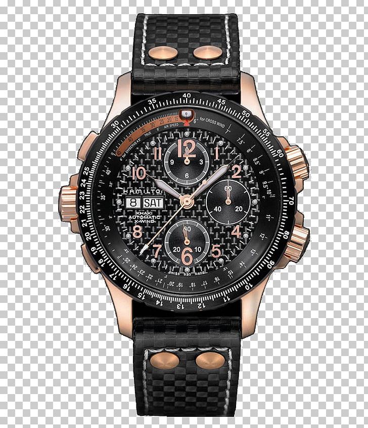 Hamilton Men's Khaki Aviation X-Wind Auto Chrono Hamilton Watch Company Chronograph Watch Strap PNG, Clipart,  Free PNG Download