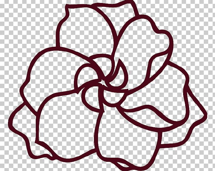 Line Art Flower Plant PNG, Clipart, Area, Black And White, Circle, Design M, Flower Free PNG Download