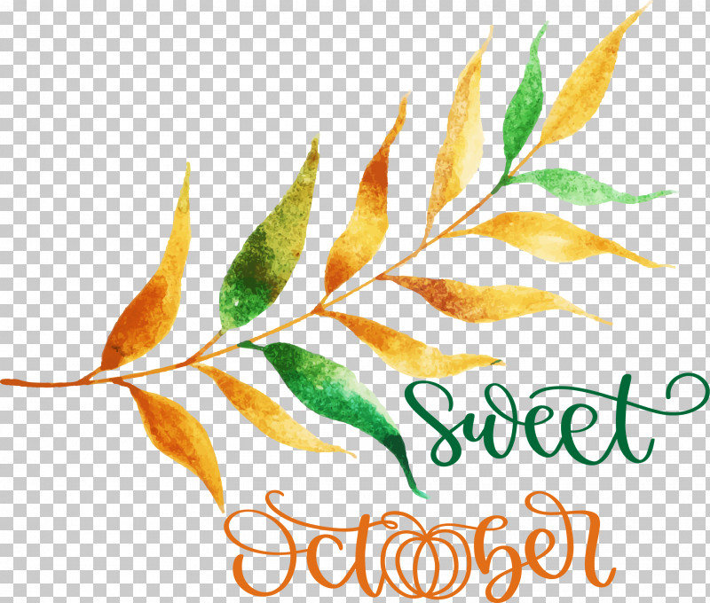 Sweet October October Autumn PNG, Clipart, Autumn, Biology, Branching, Fall, Flower Free PNG Download