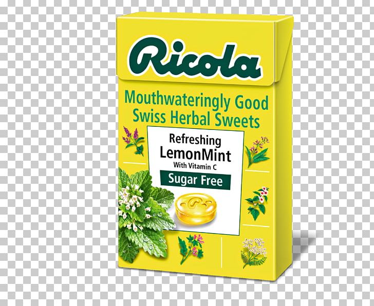 Ricola Mint Herb Lemon Beebalm Elderflower Cordial PNG, Clipart, Candy, Eastern Sweets, Elderflower Cordial, Food, Health Free PNG Download