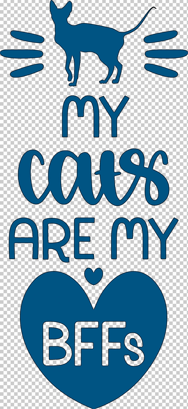My Cats Are My Bffs Cat PNG, Clipart, Behavior, Cat, Geometry, Human, Line Free PNG Download