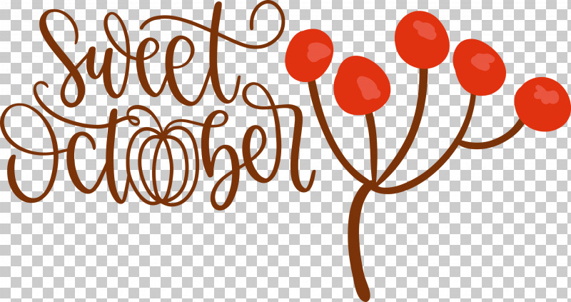 Sweet October October Fall PNG, Clipart, Autumn, Cricut, Drawing, Fall, Floral Design Free PNG Download