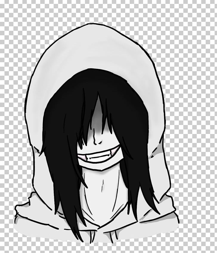Face Jeff The Killer Drawing White Silhouette PNG, Clipart, Anime, Black, Black And White, Black Hair, Cartoon Free PNG Download