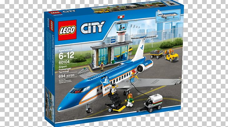 LEGO 60104 City Airport Passenger Terminal Lego City Toy Airplane PNG, Clipart, 60104, Airplane, Airport Terminal, Hamleys, Lego Free PNG Download