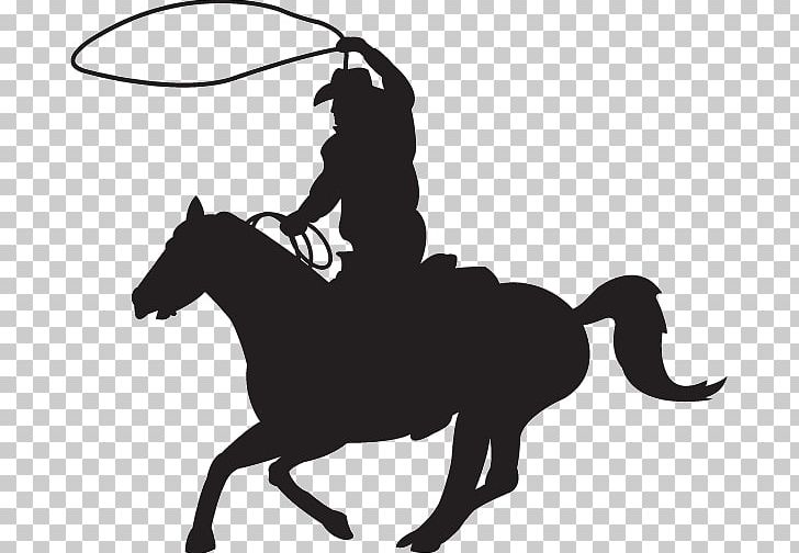 Calf Roping Team Roping Rodeo Cowboy Silhouette PNG, Clipart, Black And White, Bridle, Calf Roping, Cowboy, Decal Free PNG Download