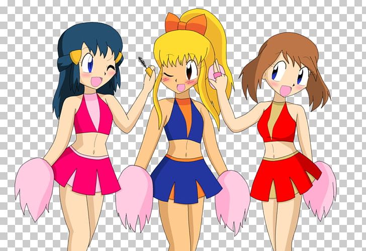 Drawing Pokémon Cheerleader PNG, Clipart, Anime, Brown Hair, Cartoon, Cheerleader, Clothing Free PNG Download