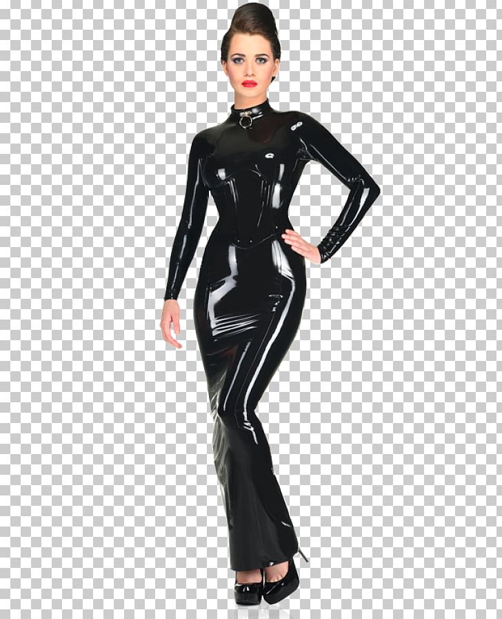 Latex Clothing Dress Sleeve PNG, Clipart, Black, Catsuit, Clothing, Collar, Corset Free PNG Download