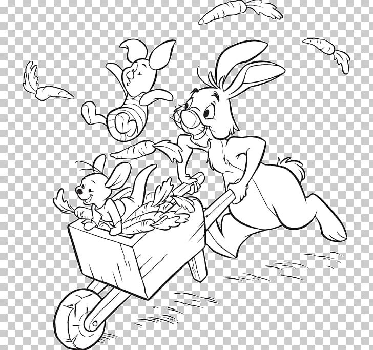 Winnie-the-Pooh Rabbit Piglet Roo Coloring Book PNG, Clipart,  Free PNG Download