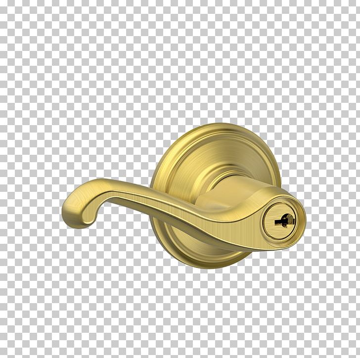 Door Handle Brass Schlage Lever Lock PNG, Clipart, Amazoncom, Brass, Closet, Door, Door Handle Free PNG Download