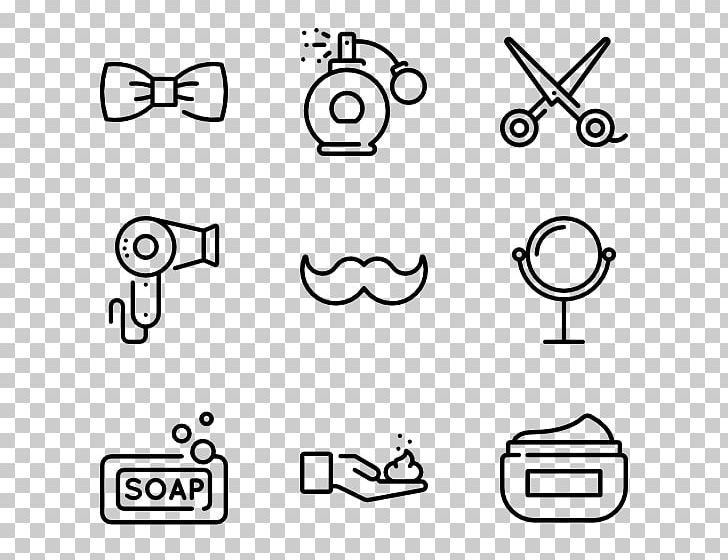 Computer Icons Hairdresser Barber PNG, Clipart, Angle, Area, Barber, Beauty Parlour, Black Free PNG Download