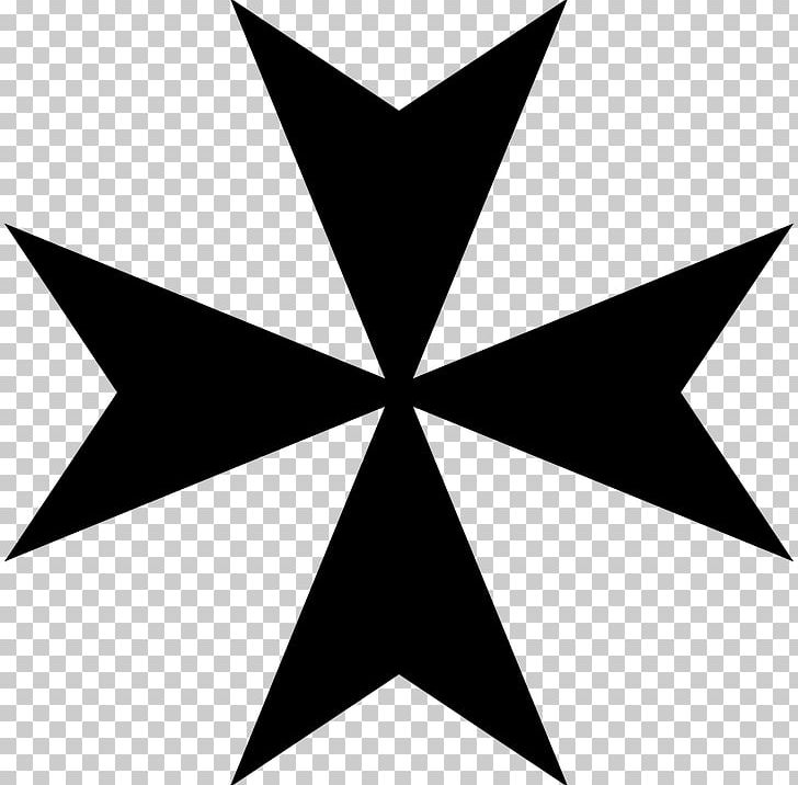 Maltese Cross Malta Christian Cross Symbol PNG, Clipart, Angle, Area, Black, Black And White, Cross Free PNG Download