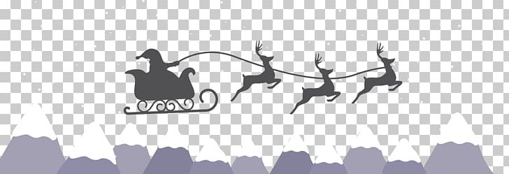 Santa Claus's Reindeer Santa Claus's Reindeer Christmas PNG, Clipart, Black, Black And White, Cartoon, Computer, Computer Wallpaper Free PNG Download
