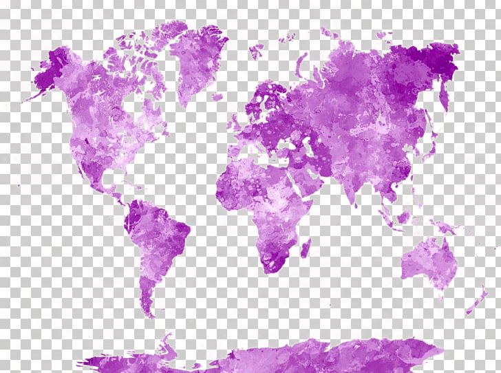 World Map Watercolor Painting Poster PNG, Clipart, Art, Art, Canvas, Color, Effect Free PNG Download